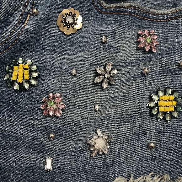 EXPRESS 💎Rhinestone Shorts ☀️ - Picture 2 of 4